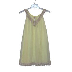 VTG Aristocraft Babydoll Nightgown M Lace Embroidered Flowers Bows Dollette Twee